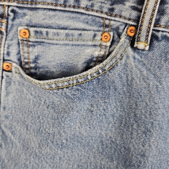 Levi's 505 Men Jeans Size 36x30 Straight Leg Denim Blue Jeans Pants - Picture 5 of 9